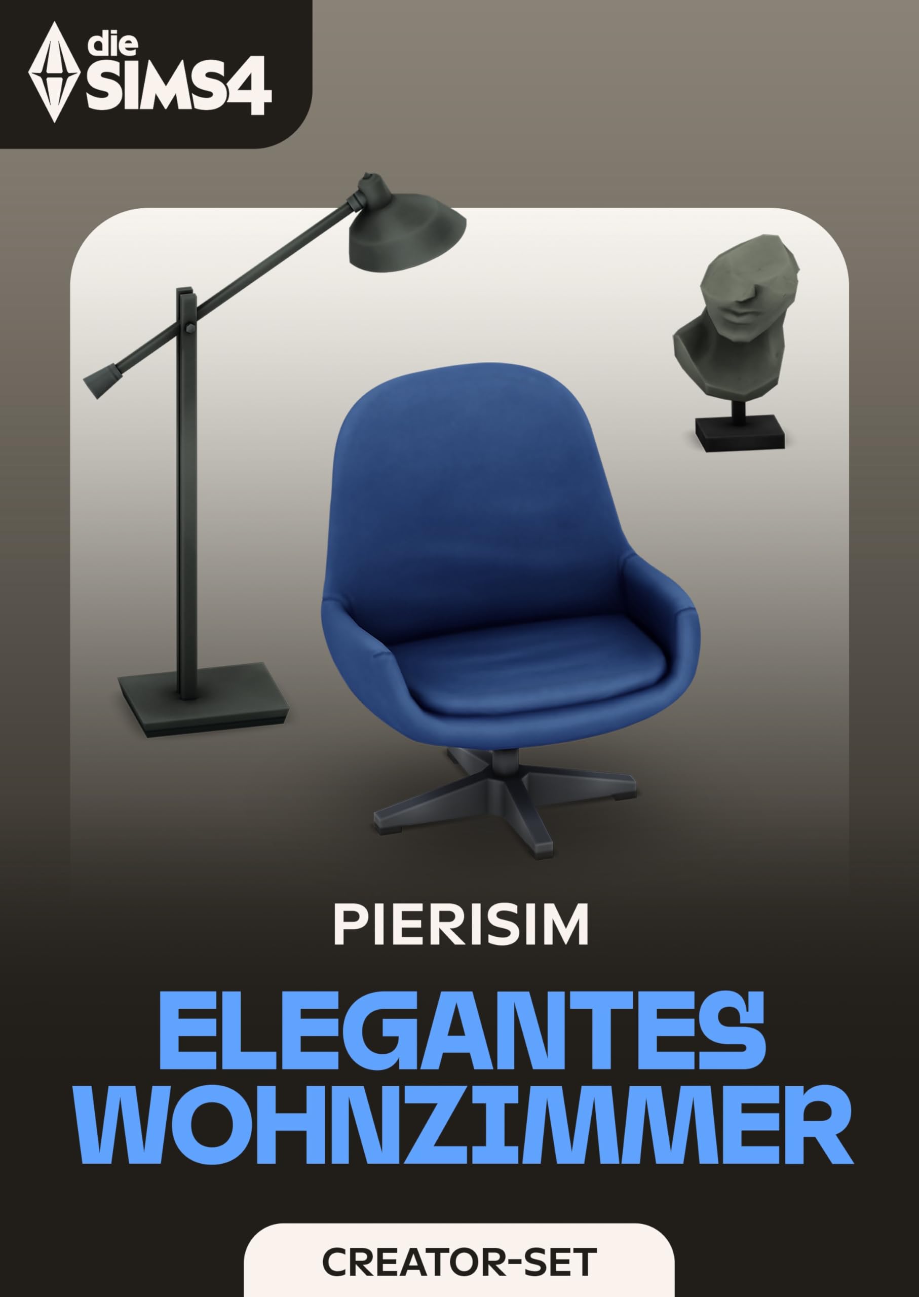 Die Sims 4 Elegantes Wohnzimmer-Set (CK003) PCWin | Download Code EA App - Origin | Deutsch Standard | PC Code - EA App
