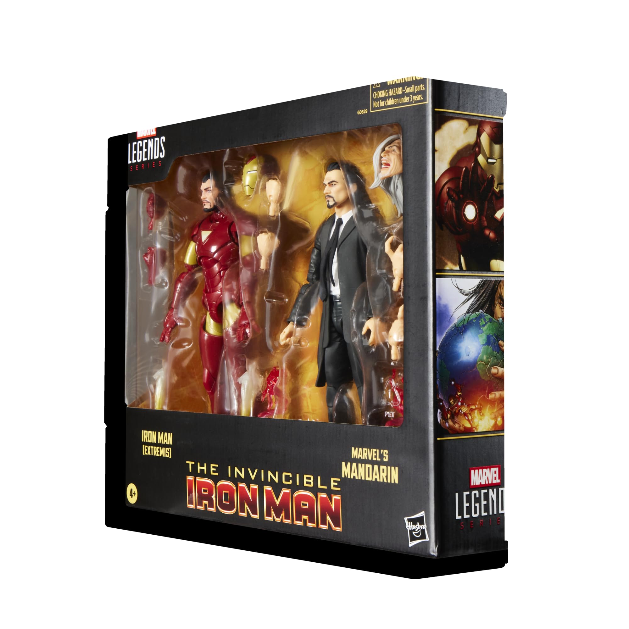 Iron Man (Extremis) i Mandaryn z serii Marvel Legends, 15-centymetrowe figurki kolekcjonerskie z komiksów Avengers