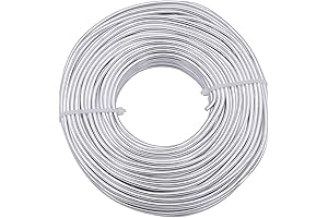 14 Gauge Silver Aluminum Jewelry Making Wire (100ft)