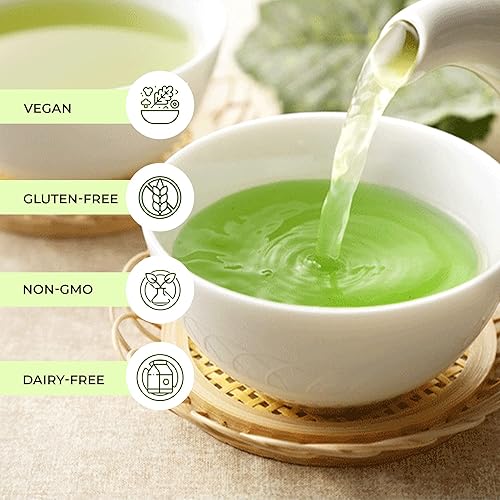 Miniatura 8 de Japanese Green Tea Co. Orange Mikan - Polvo de té verde japonés (2.8 onzas), polvo de té verde orgánico premium sin OMG, sabor fresco y dulce con