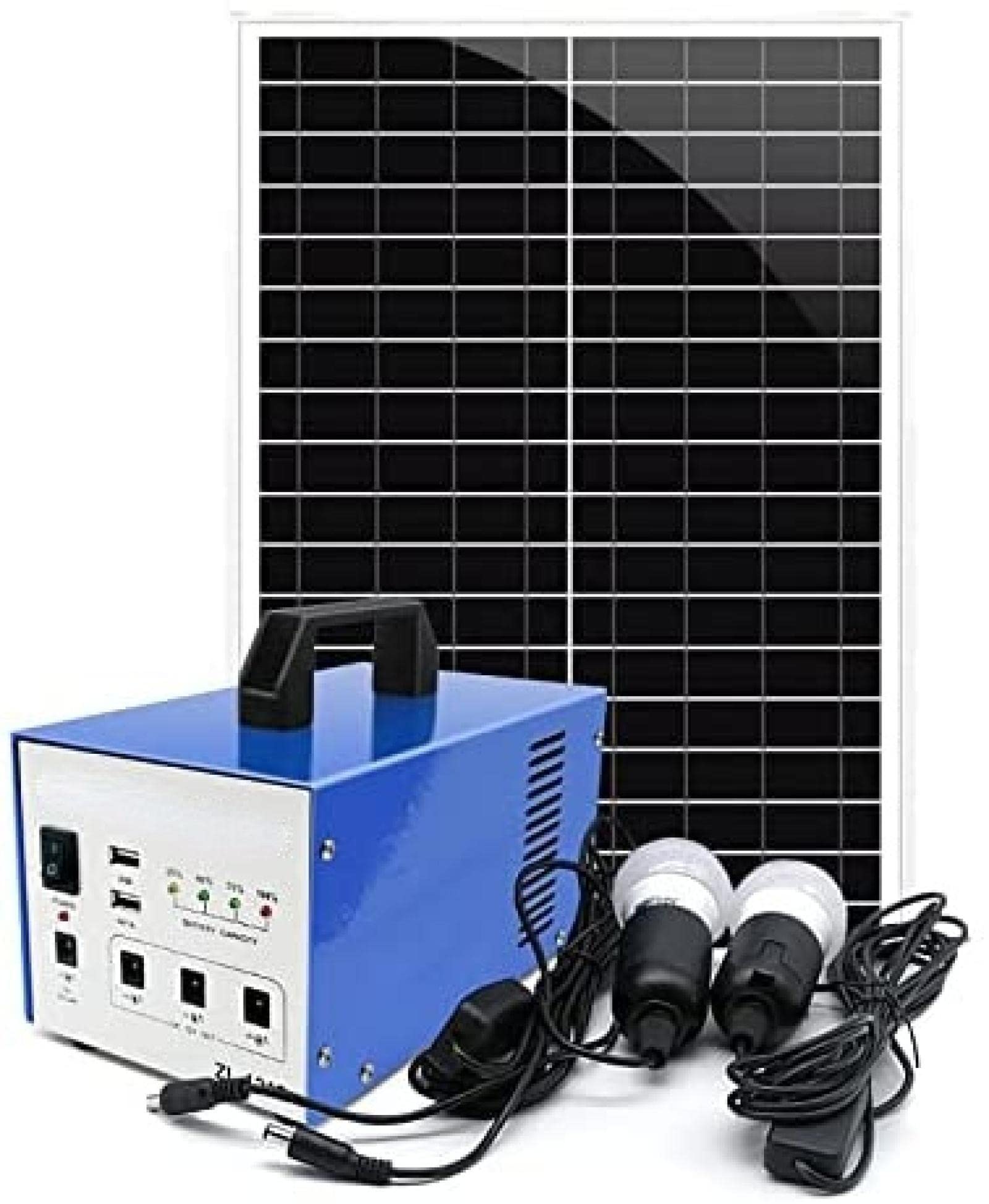Générateurs solaires Générateur extérieur Multifonction Portable Batterie au Lithium de Grande capacité Interface d'alimentation Mobile Système intégré 10W