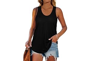 Trendy Black Racerback Tank: A Summer Staple for Every Wardrobe