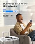 Power Bank INIU, chargeur portable le plus mince 10000mAh, batterie externe triple charge rapide 3A avec lampe de poche, chargeur USB C pour iPhone 17 16 15 14 13, Samsung S22, Google, LG, iPad, etc.