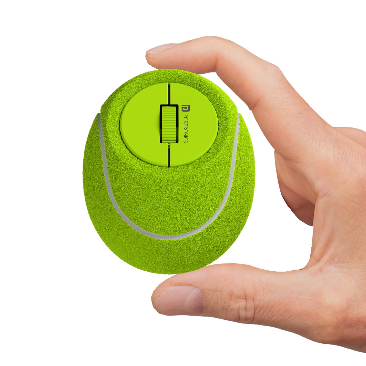 Portronics ToadPlay Tennis Mini Wireless Bluetooth Mouse with Dual Wireless Connectivity (BT + 2.4 GHz), Rechargeable Battery, Noise-Free Clicking, Multi-Device Pair, Adjust Sensitivity (Green)-picture-13