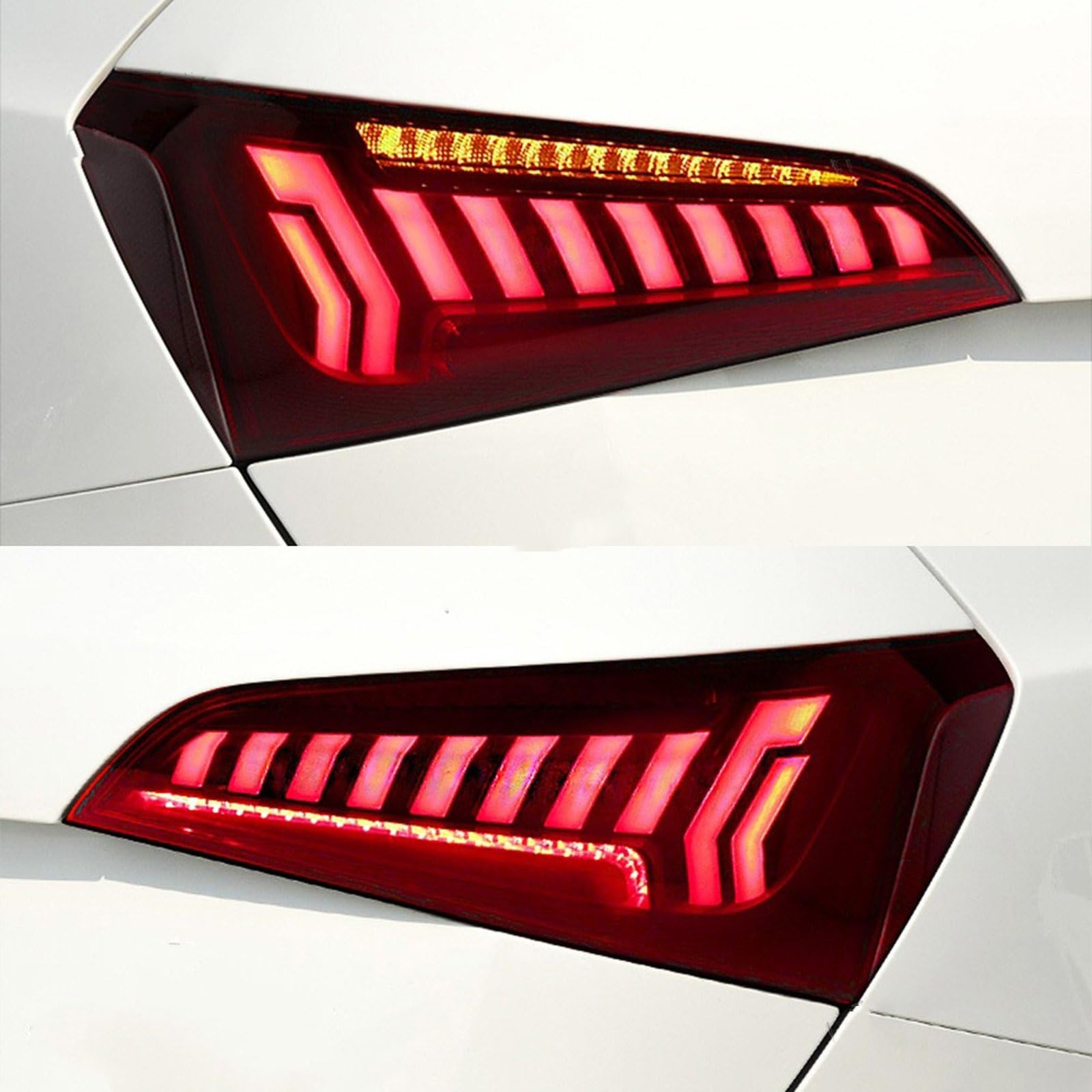 Dla Audi Q5 2013-2017 Światło Bagażnika Lampa Tylna Część Zamienna (1 Pair) Światła Tylne Samochodu