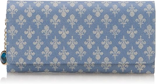 Amazon | [パトリックコックス] かぶせ長財布 【デニムプリント