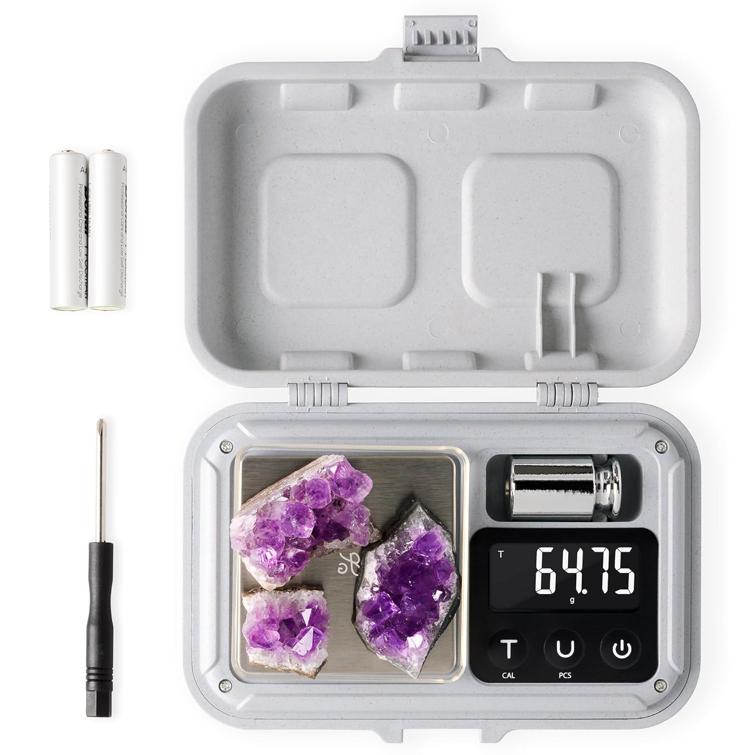 Greater Goods Heavy Duty Precision Pocket Scale - 300g x 0.01g Digital Gram Scale for Jewelry & Small Food with Tare Function, Designed in St. Louis, Grey