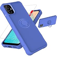 jioeuinly for HotPepper HPP-H88C A88C A88E Case Compatible for Hot Pepper Cascabel/Verde Phone Case Cover [with Tempered Glass Screen Protector][ 2MM Thickening Super Protection][Ring Support] Blue