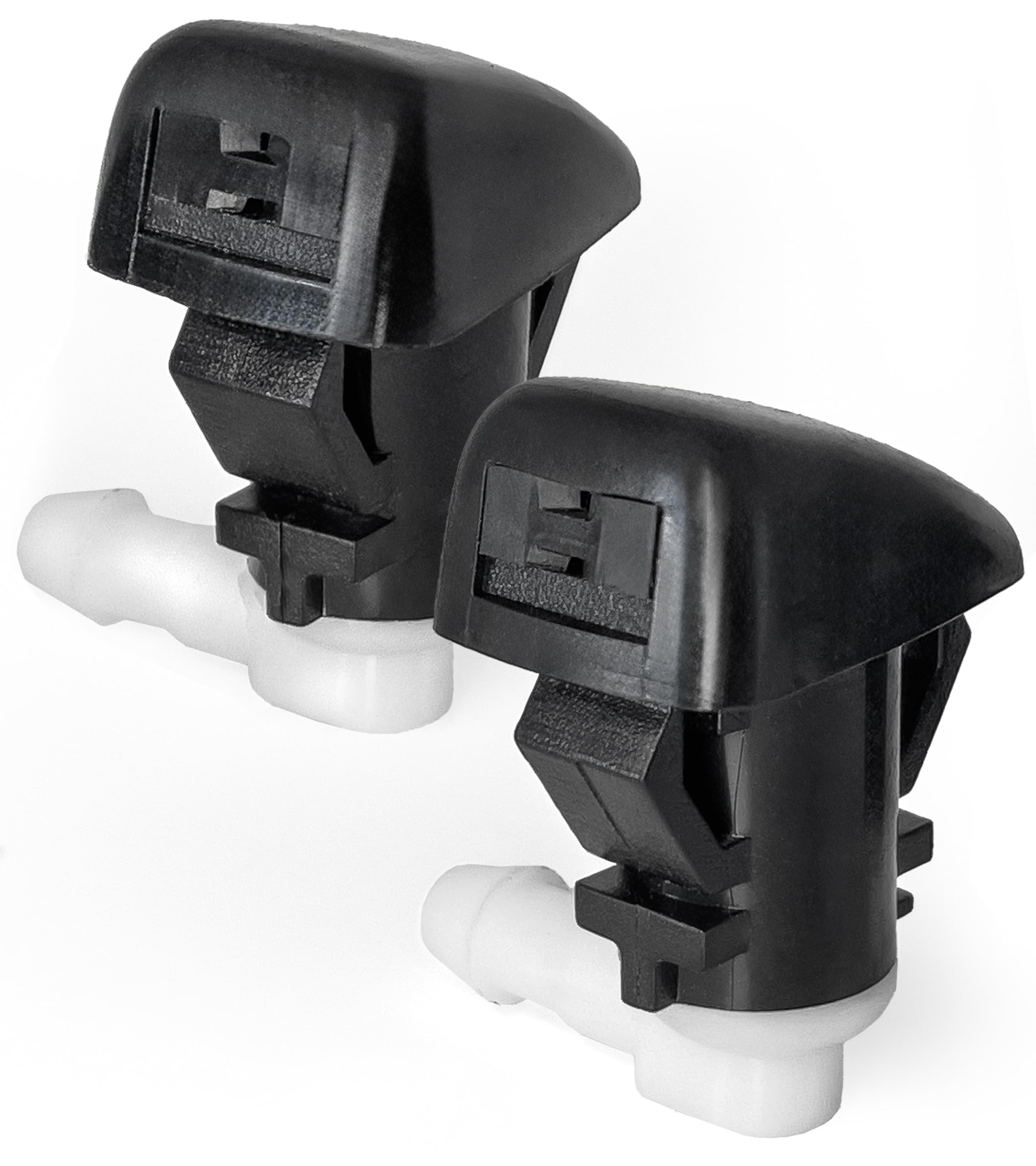 Windshield Washer Nozzles compatible with Dodge Dart 2012-2016, Chrysler 200 2015-2017, Chevy Colorado 2015-2022, GMC Canyon – Front Wiper spray jet kit replaces 68081370AB, 2-pcs