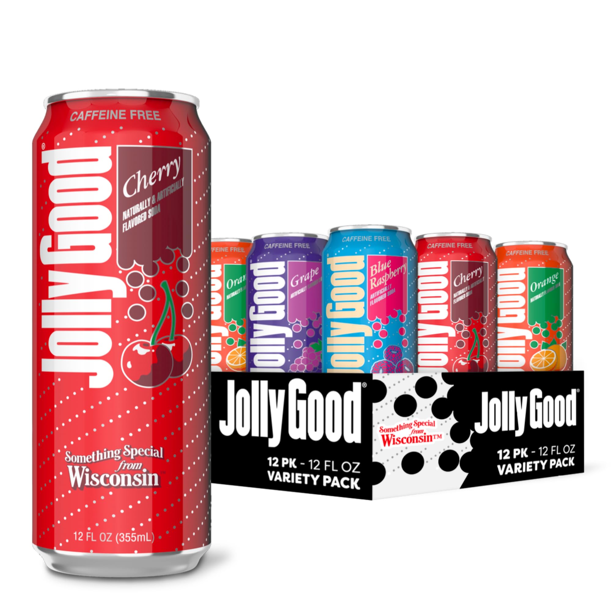 Amazon.com : Jolly Good Classic Wisconsin Crafted Soda Variety
