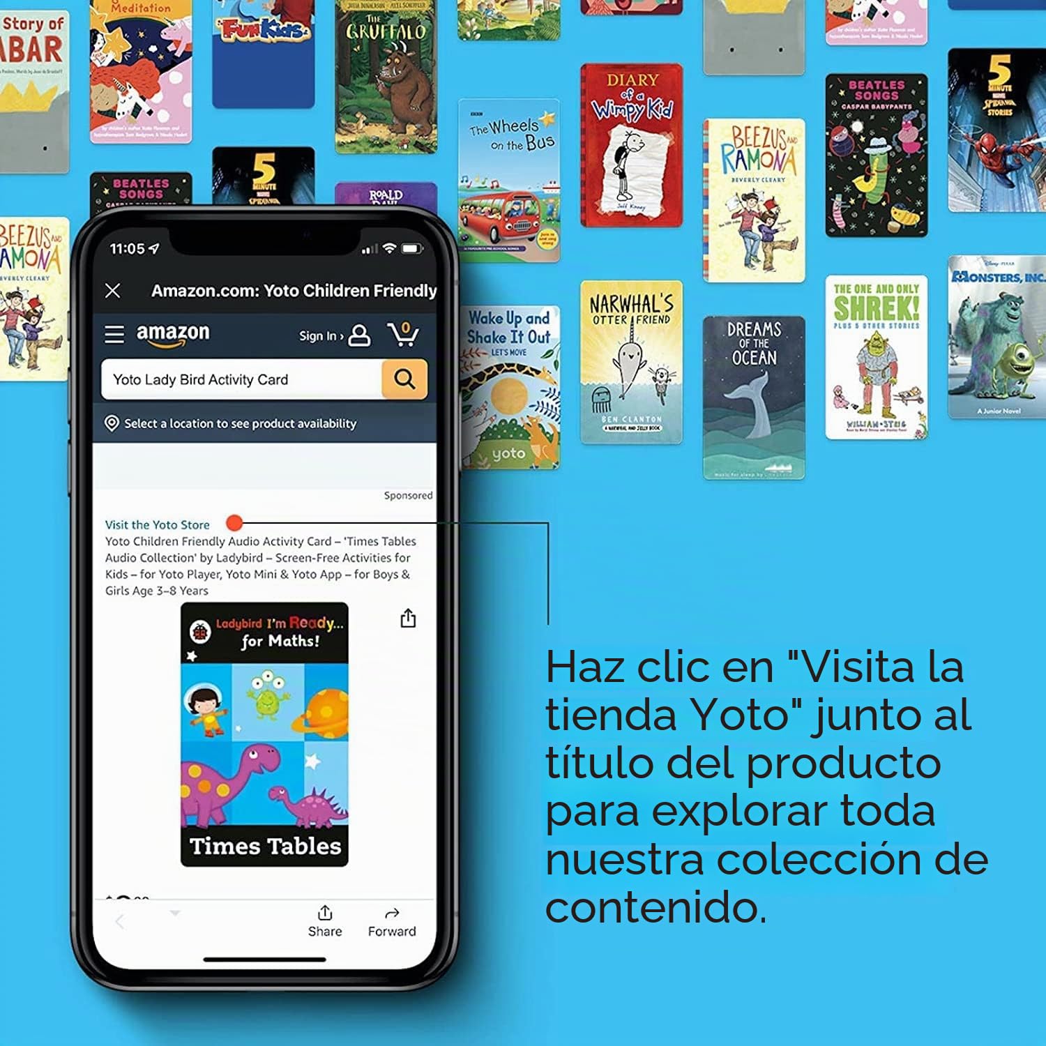 Yoto: My First Classical Music Collection – 10 Tarjetas Musicales en inglés sin Pantallas. Canciones instrumentales Suaves y relajantes. Compatible con Player y Mini Todo-en-Uno.