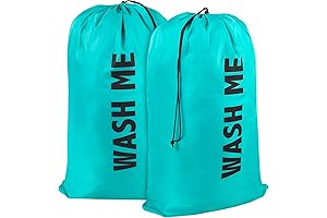Turquoise Wash Me Laundry Bag
