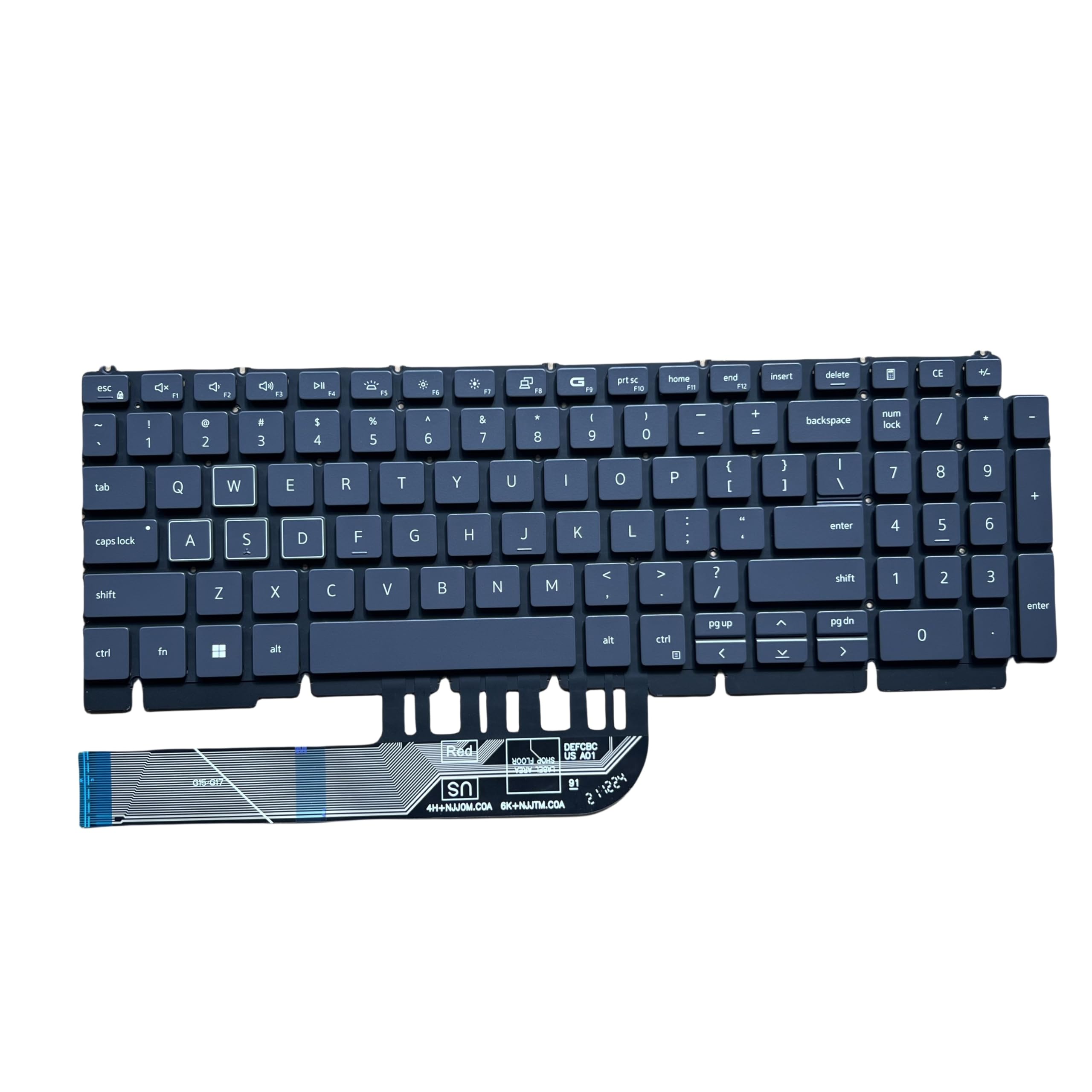 Amazon.com: New Replacement Keyboard for Dell Ryzen Edition Gaming