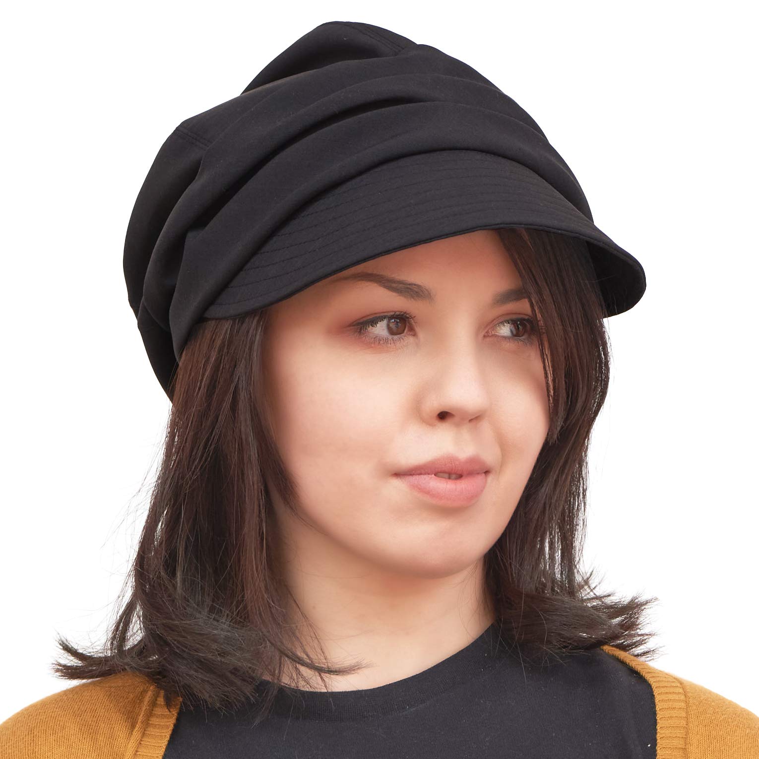 CHARM Sombrero de Sol Verano Algodón Orgánico Mujer - Visera Quimio UV Protégé