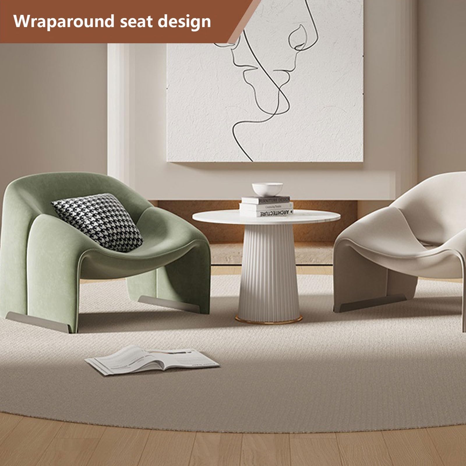 【良品】 YVAILO ライト ラグジュアリー シングル ソファ チェア 北欧 Amazon.co.jp: YVAILO Light ラグジュアリー シングルソファチェア