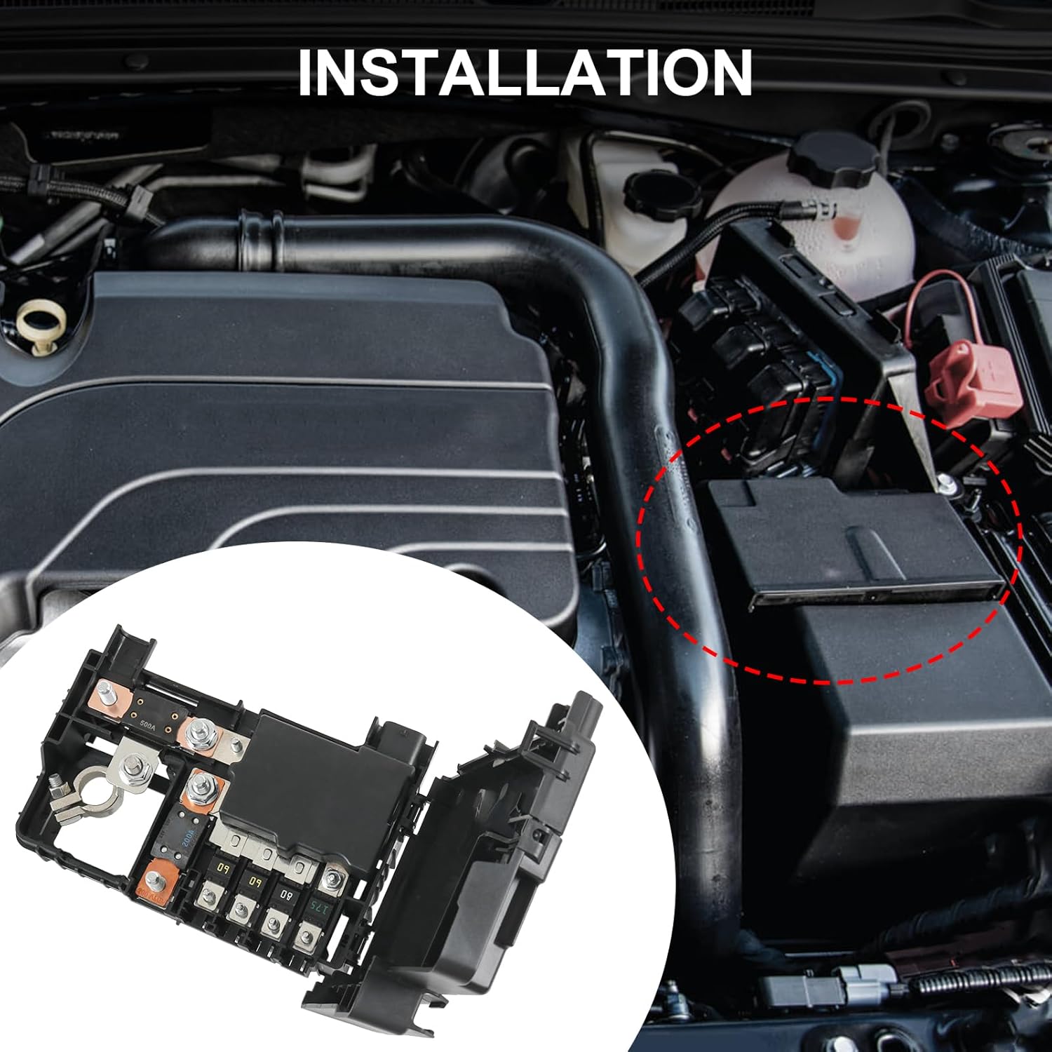Battery Distribution Engine Compartment Fuse Block #23223079 - Compatible with Chevrolet Malibu 2014-2015 & Malibu Limited 2016