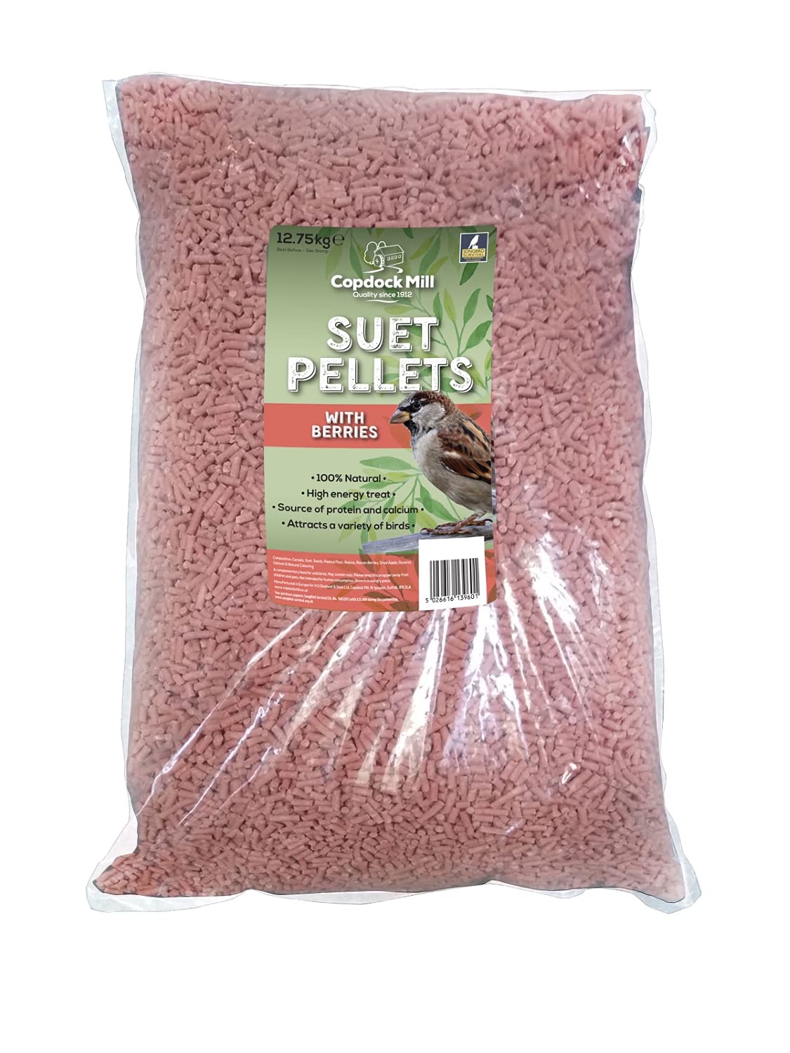Copdock Mill Suet Pellets with Berries 12.75kg