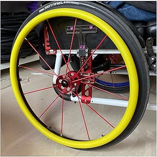 PRMTYUP Cubiertas De Silicona para Llantas De Sillas De Ruedas, Antideslizantes, Resistentes Al Desgaste, Mejoran El Agarre Y La TraccióN, 7 Colores