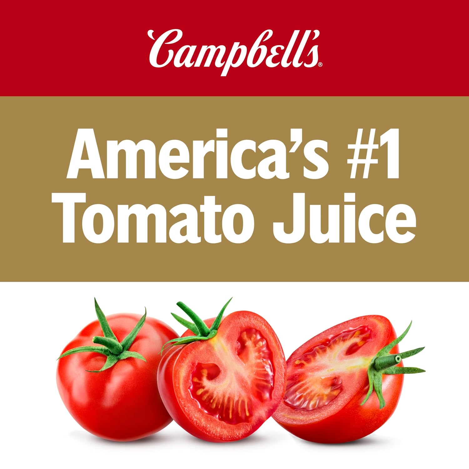 Campbell's 100% Tomato Juice, 11.5 fl oz Can (24 Pack)
