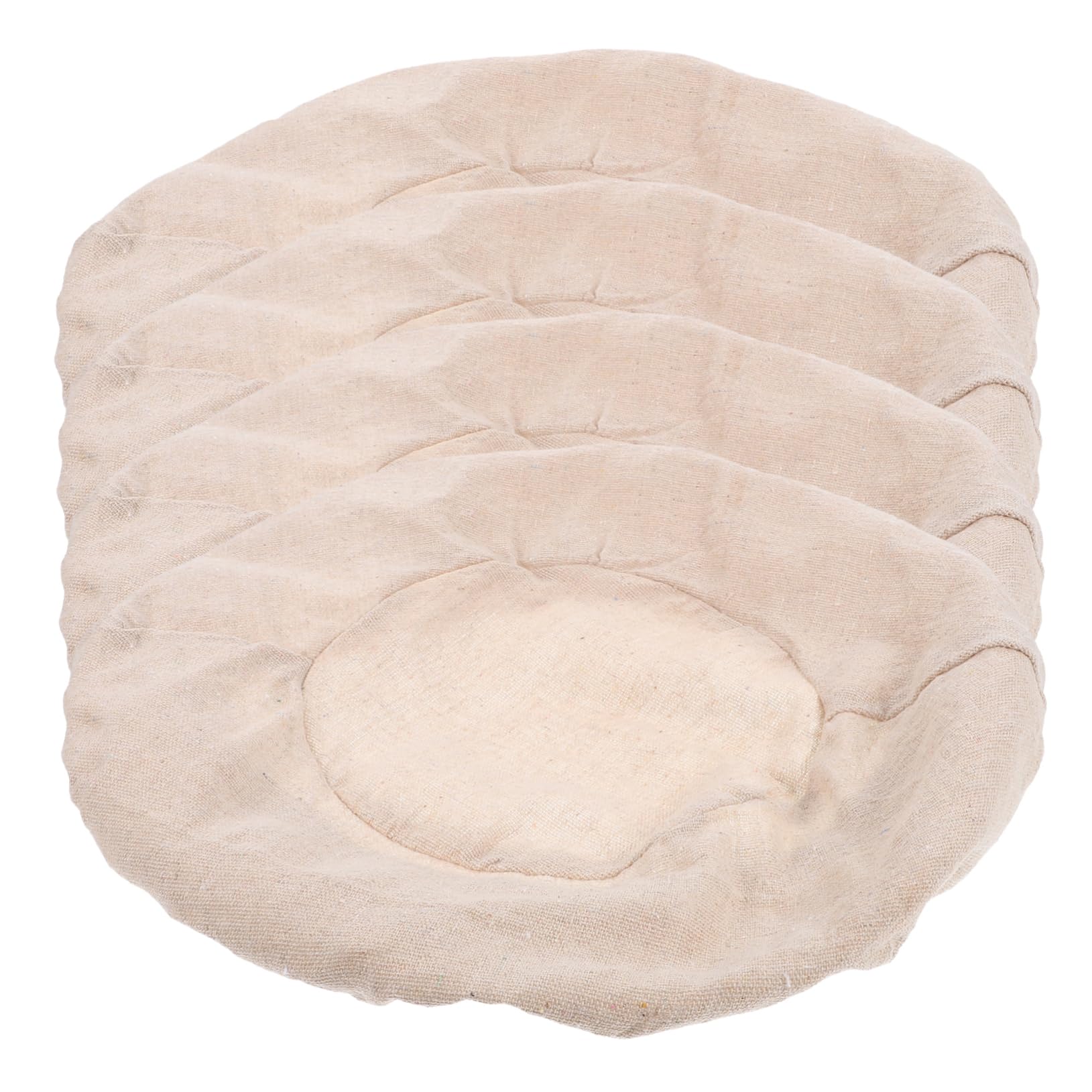 PRETYZOOM 12 Stück Brotkorb Stoffbezug Körbe Schüsselabdeckungen Teigkorbeinlagen Sauerteig Abdeckstoff Gebäckherstellungs Einlage Korbstoff Abdeckung Backtuch Baumwollleinen