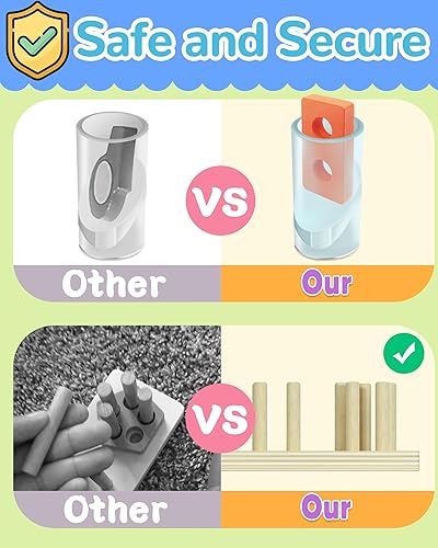 Miniatura 5 de Juguetes Montessori para niños y niñas de 1, 2, 3 años, juguetes para edades de 2 a 4 años, 0 a 2 años, regalos de cumpleaños, rompecabezas de