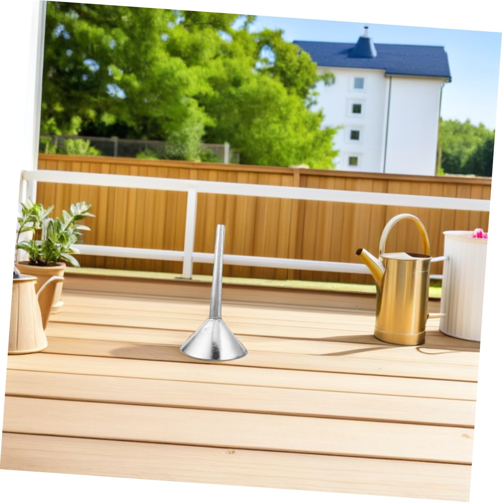 Ugello Irrigazione da Giardino in Acciaio Inox Argento Rinforzato | Aiuole e Orti, Compatibile con Vari Tipi di Tubo, Uso Esterno in Giardino