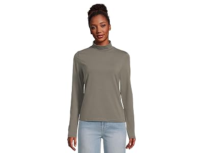 PACT Luxe Stretch Jersey Slim Turtleneck Women