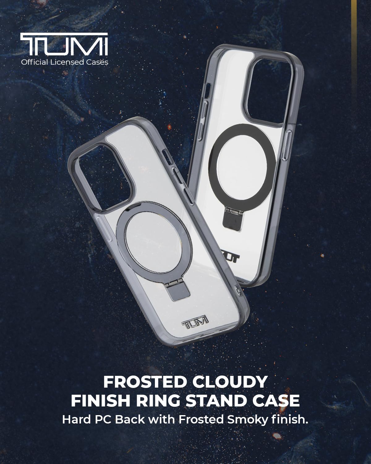 TUMI Transparent PC/TPU Metallic Case with Stand & MagSafe