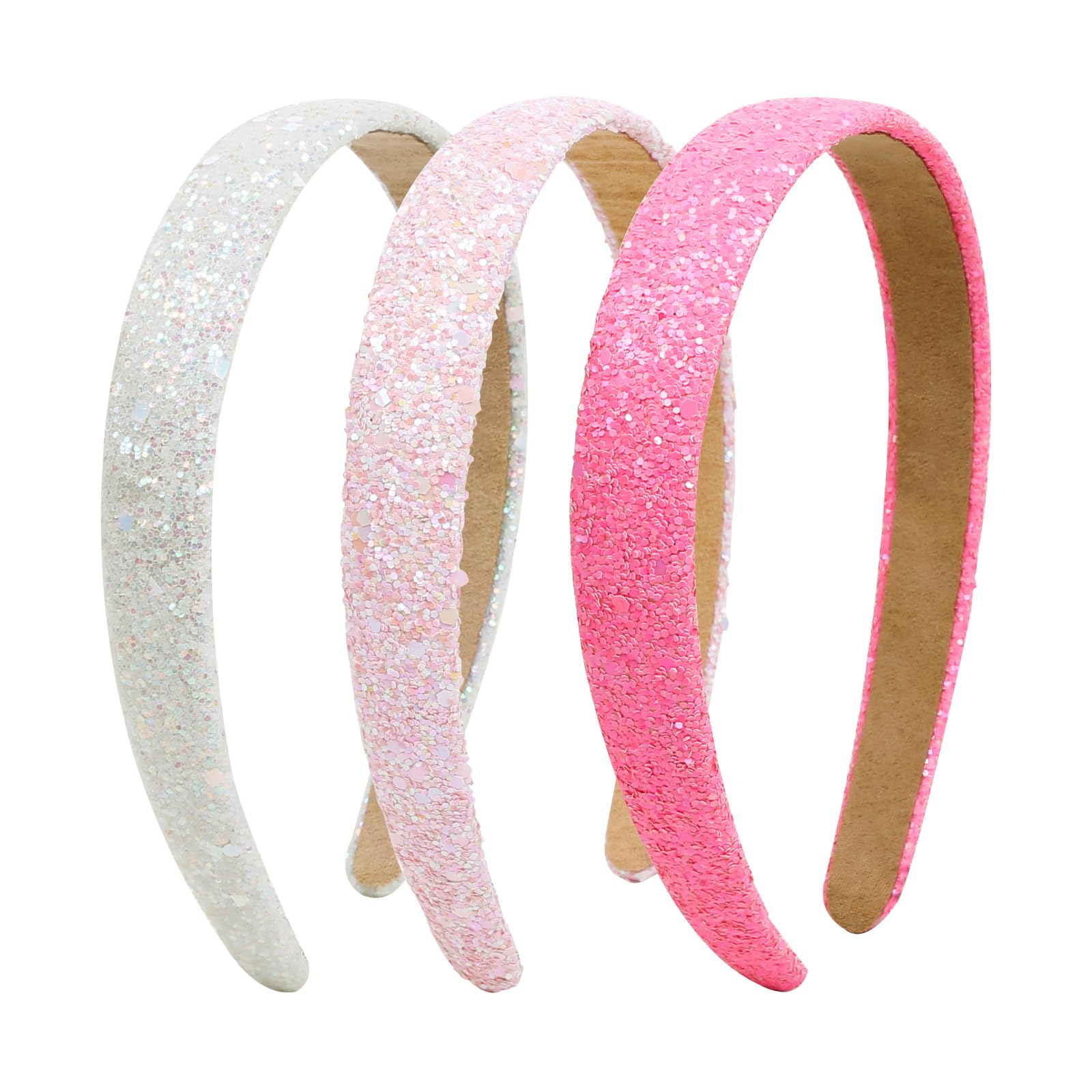 Amazon.com : Huachi Glitter Headbands for Girls Women Non  display picture 1
