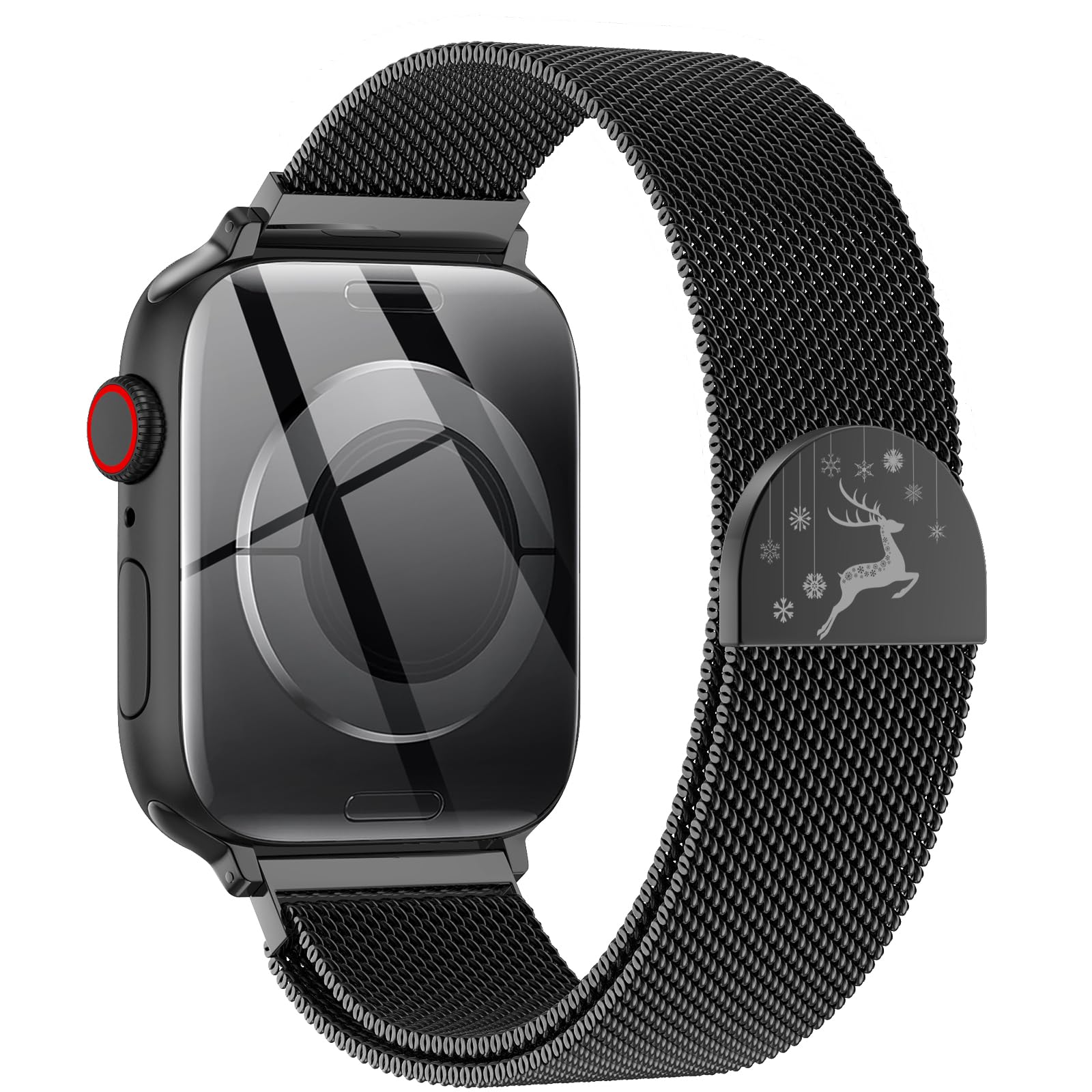 Original Milanese Loop Compatible with Apple Watch Bands for Christmas