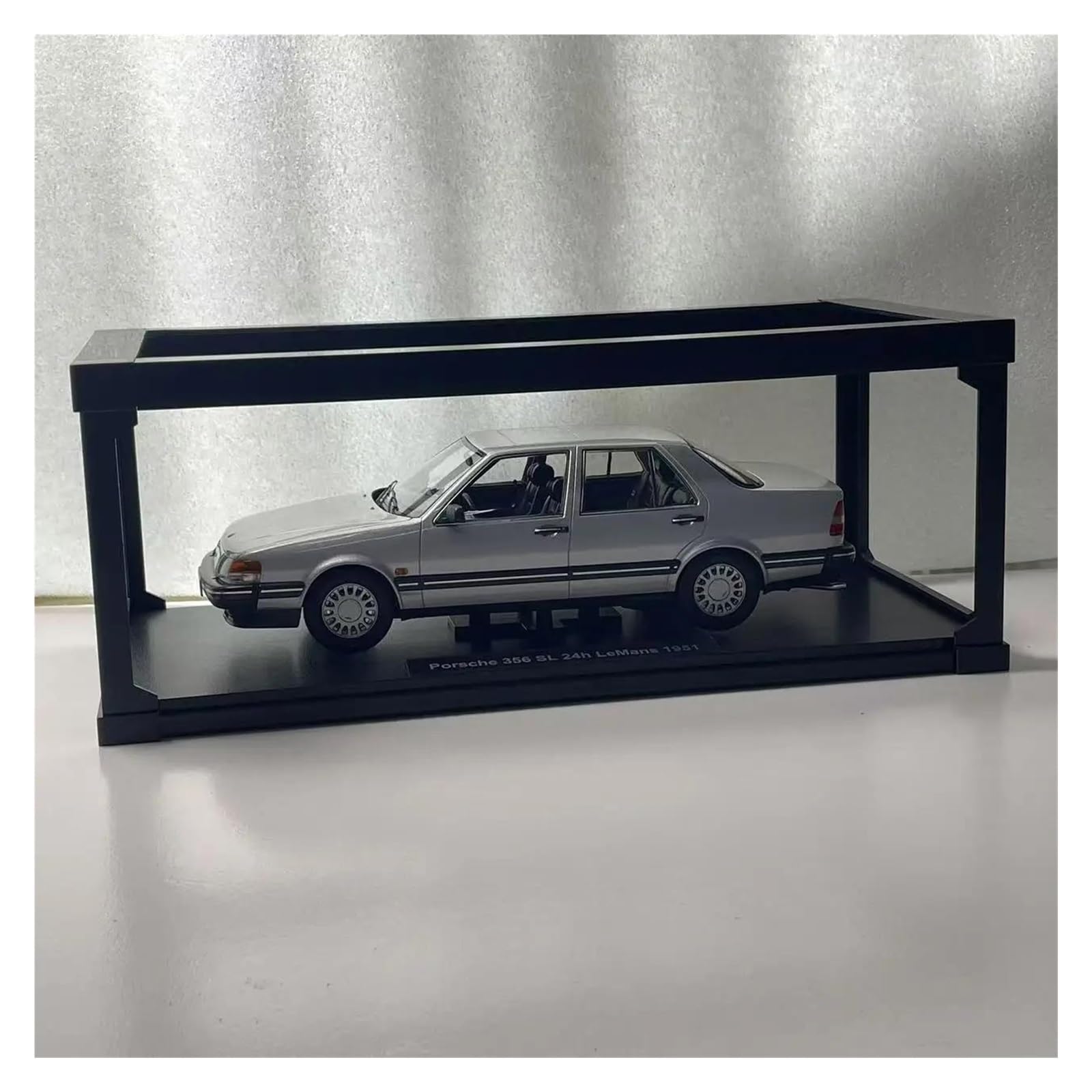Auto Classica In Lega 1/18 Per SAAB 9000 CD 1988 Berlina A Quattro Porte Modello Di Auto D'epoca Pressofuso Da Collezione Argento Decorativi Da Collezione