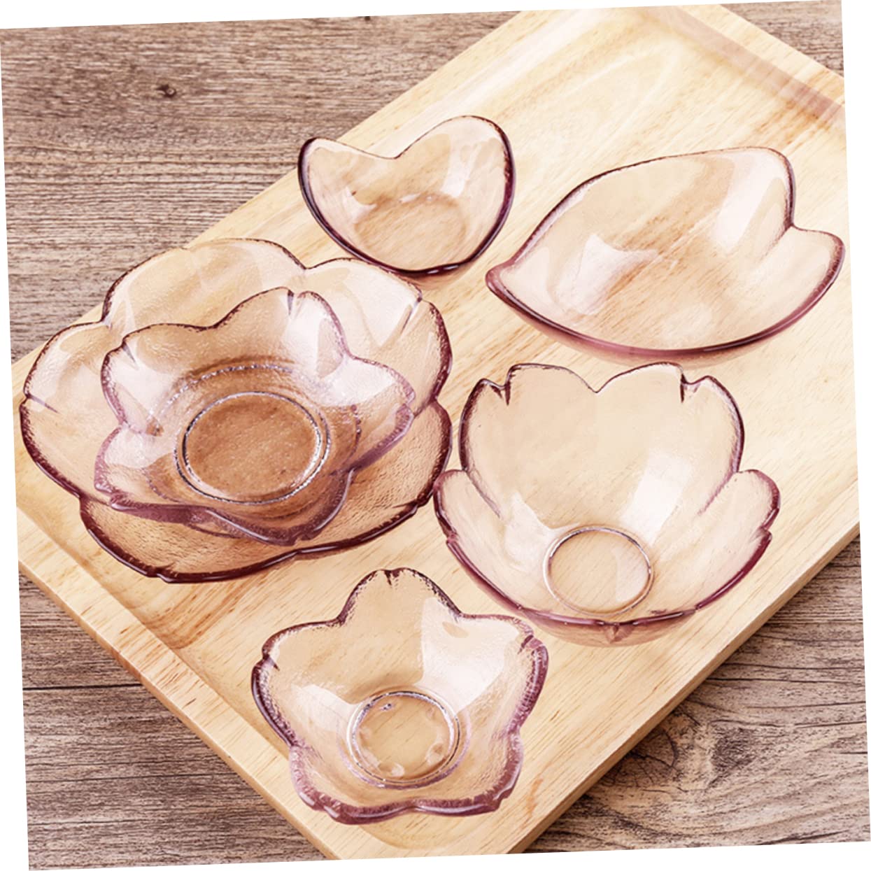 COLLBATH 3pcs Flavor Dish Seasoning Dish Japanese Condiment Dishes Soy Sauce Dish Maraschino Cherries Small Plate Candy Bowl Cherries Maraschino Stylish Seasoning Dish Pink