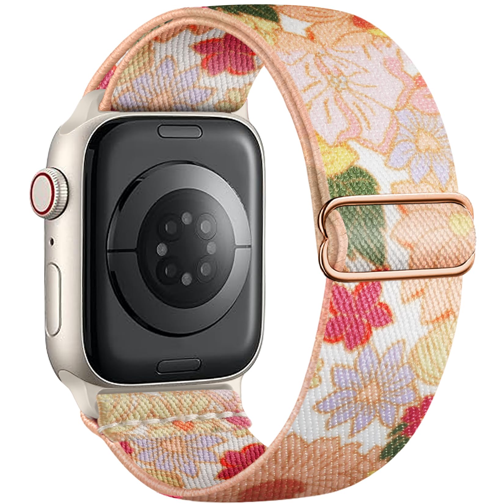 Cangroo Stretchy Nylon Band Compatible with Apple Watch Series 11 10 9 8 7 46mm 45mm 42mm 41mm Ultra 3 2 Band 49mm Series 6 5 4 SE3 2 44mm 40mm