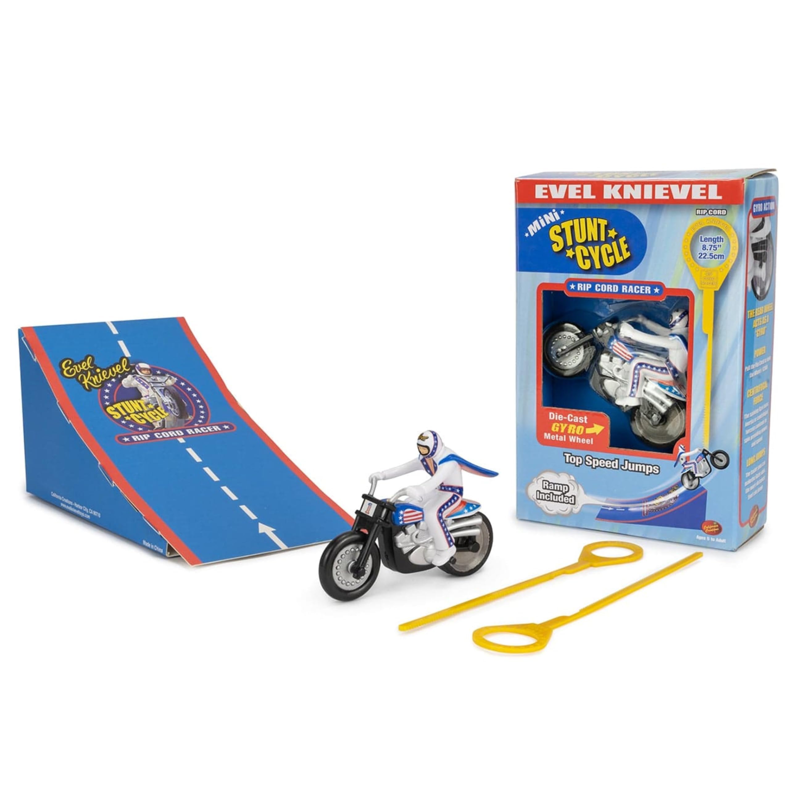 Amazon.com: Z Wind Ups Evel Knievel Mini Stunt Cycle - Ultimate