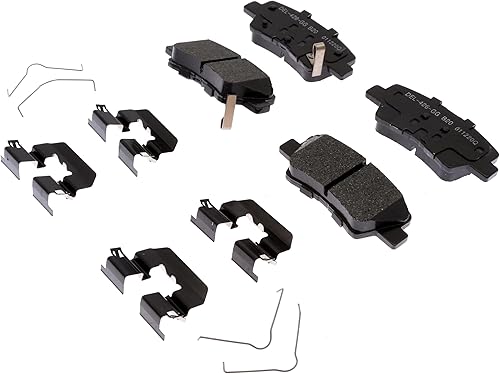 ACDelco Gold 17D1812CH Juego de pastillas de freno de disco trasero de cerámica