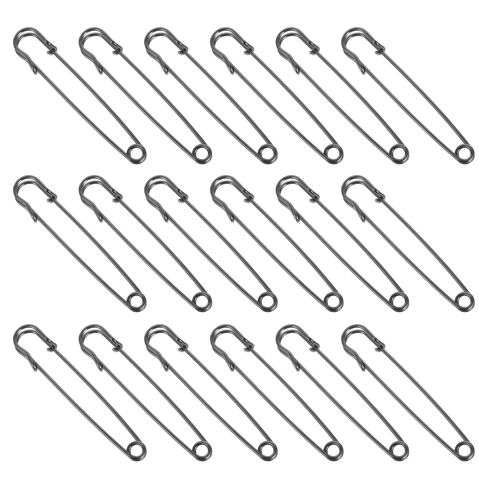 Operitacx Spilla di Sicurezza in Ferro 100 Mm Set da 50 Pezzi, Fermagli per Cardigan Retrò Clip di Chiusura Robusti, Accessori per Abbigliamento Donna e Fai da Te, per Scialli e Maglioni