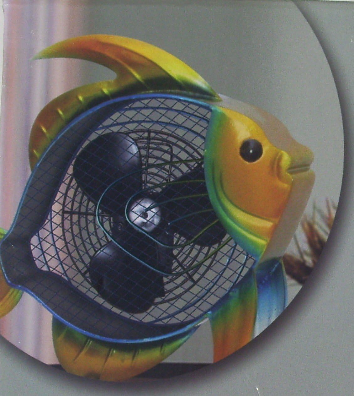 Decorative Portable Fan, FISH 14.5" x 15.75"