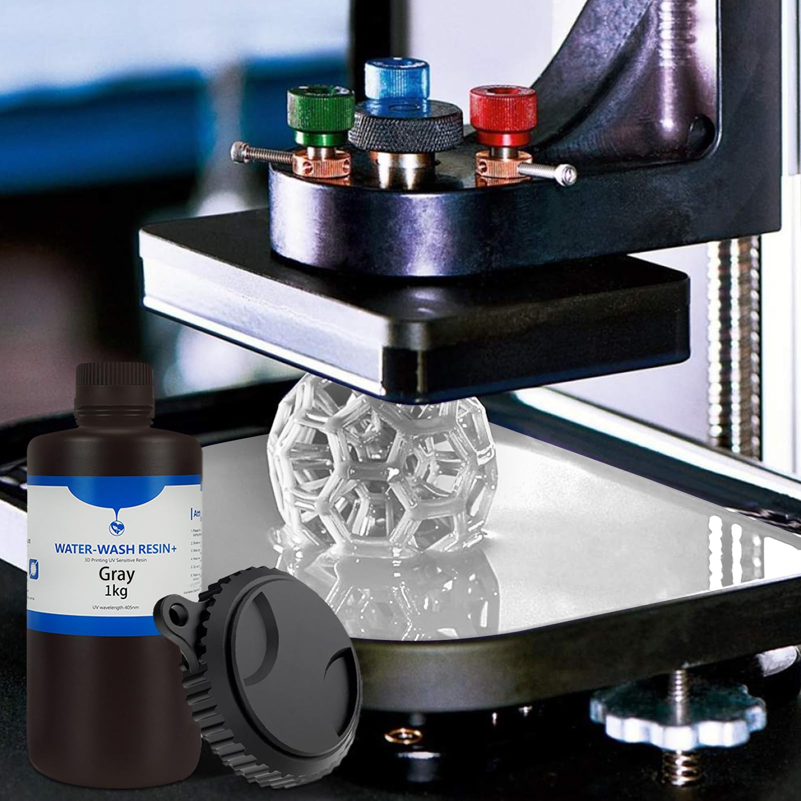 Résine pour imprimante 3D lavable à l'eau,résine pour imprimante 3D lavable