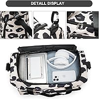 Vista 377 de Pequeña bolsa de gimnasio para mujer, bolsa de viaje con compartimento para zapatos