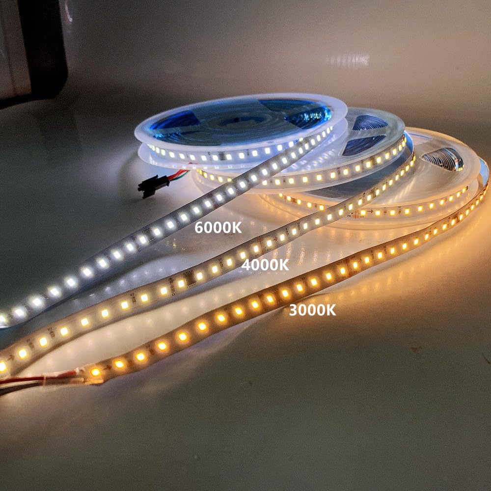 WS2811 2835 120Led/m Fließendes Wasser Fließendes Pferderennen, das LED Streifen Licht Pixel Band DC24V 4Rollex5m Flexible kühle weiß+Wireless Touch Controller+ 24V 500W Netzteil