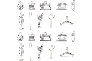 KitBeads 50Pcs Sewing Coat Hanger Charm Pendant