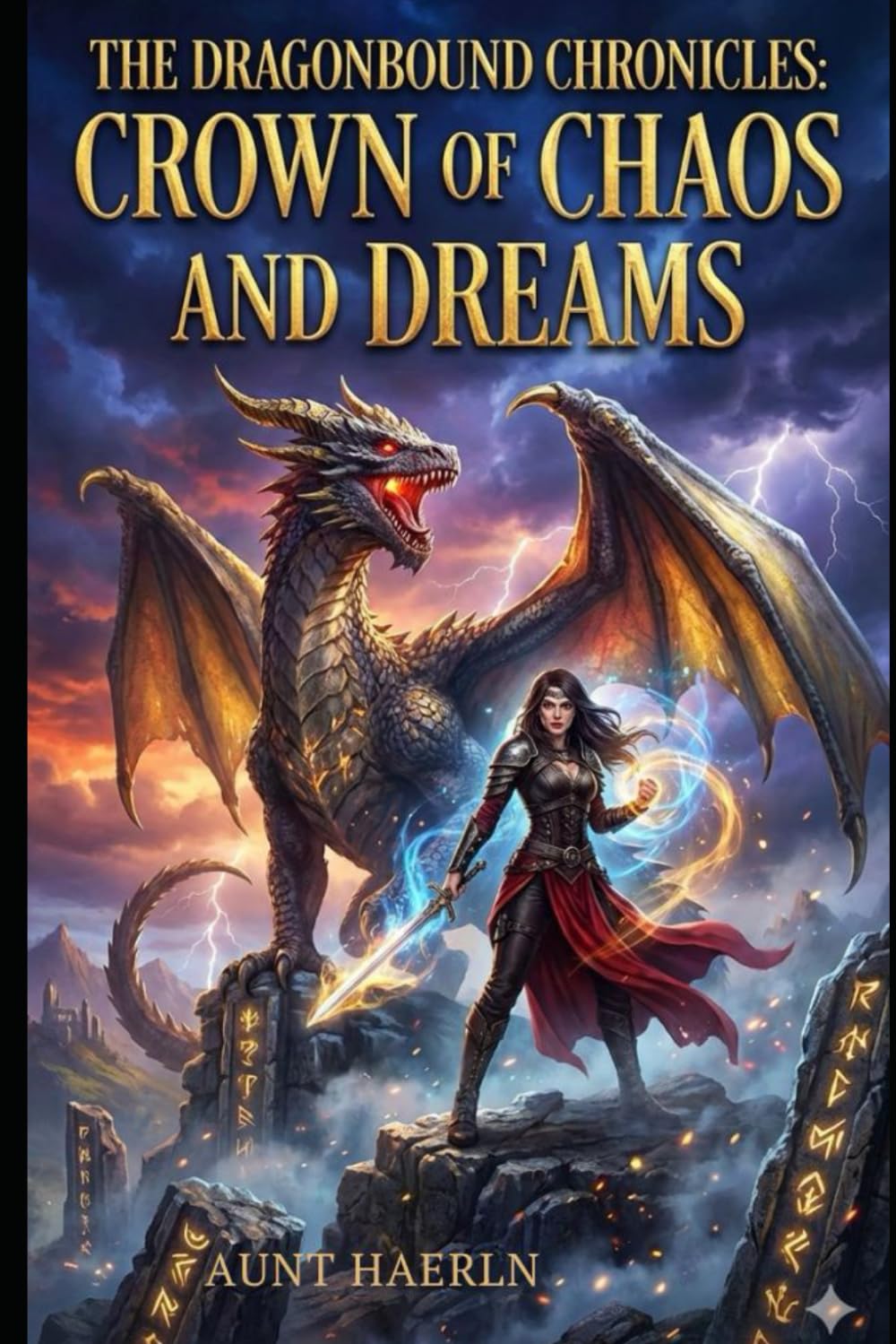 The Dragonbound Chronicles: Crown of Chaos and Dreams: A Dragon-Bound Saga of Prophecy, Power, Forbidden Love, and World-Ending Magic