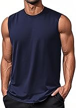 EKLENTSON Men's Tank Tops Breathable UPF 50+ UV Protection Sleeveless Shirts Quick-Drying Bodybuilding Gym Sports