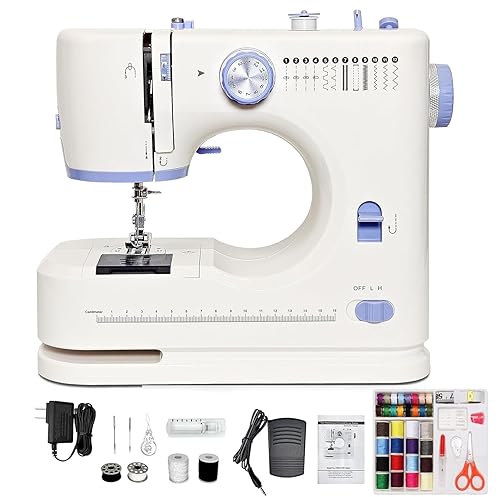 Sewing Machine with 12 Built-in, Stitches & 2 Speed(High-Low Speeds)