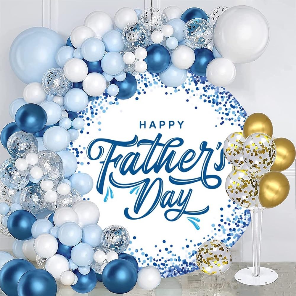 Happy Father's Day Banner Backdrop Fathers Day Photography Background Decorations Family Party Event Hanging Photo Props