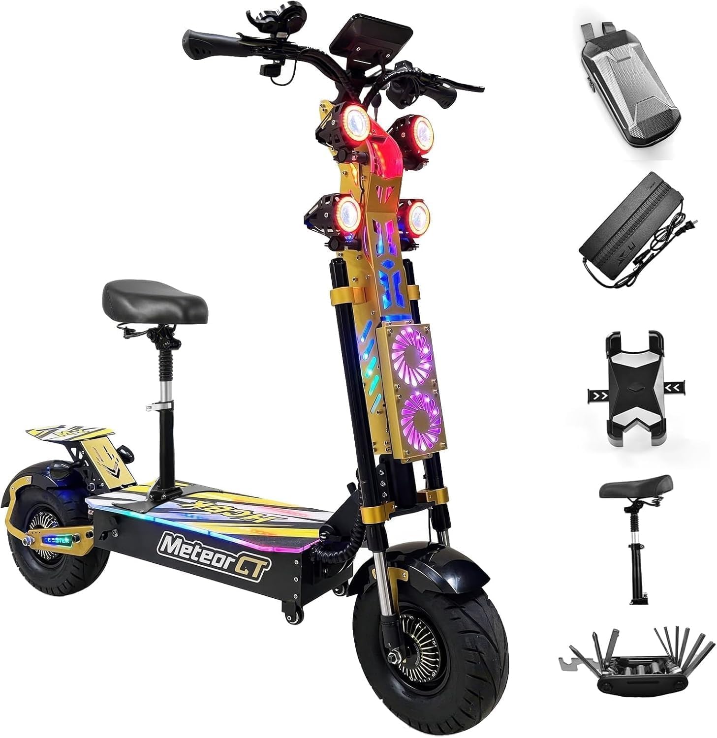 72V 10000W Dual Motor Electric Scooter for Adults - Ideal for Urban Commuting and Off - Road Adventures