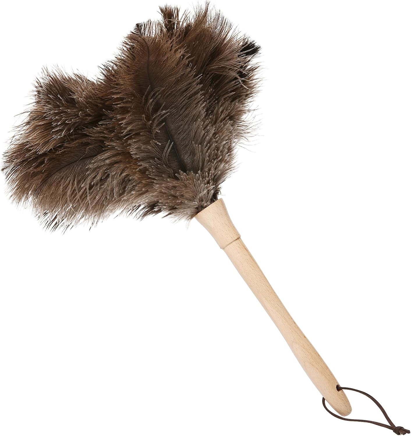 Ostrich Duster Fluffy Natural Feather Dusters with Wooden Handle Cleaning Supplies for Home Office CarDaieeparty (1, 16inch) Ostrich Duster Fluffy Natural Feather Dusters with Wooden Handle Cleaning Supplies for Home Office CarDaieeparty (1, 16inch)