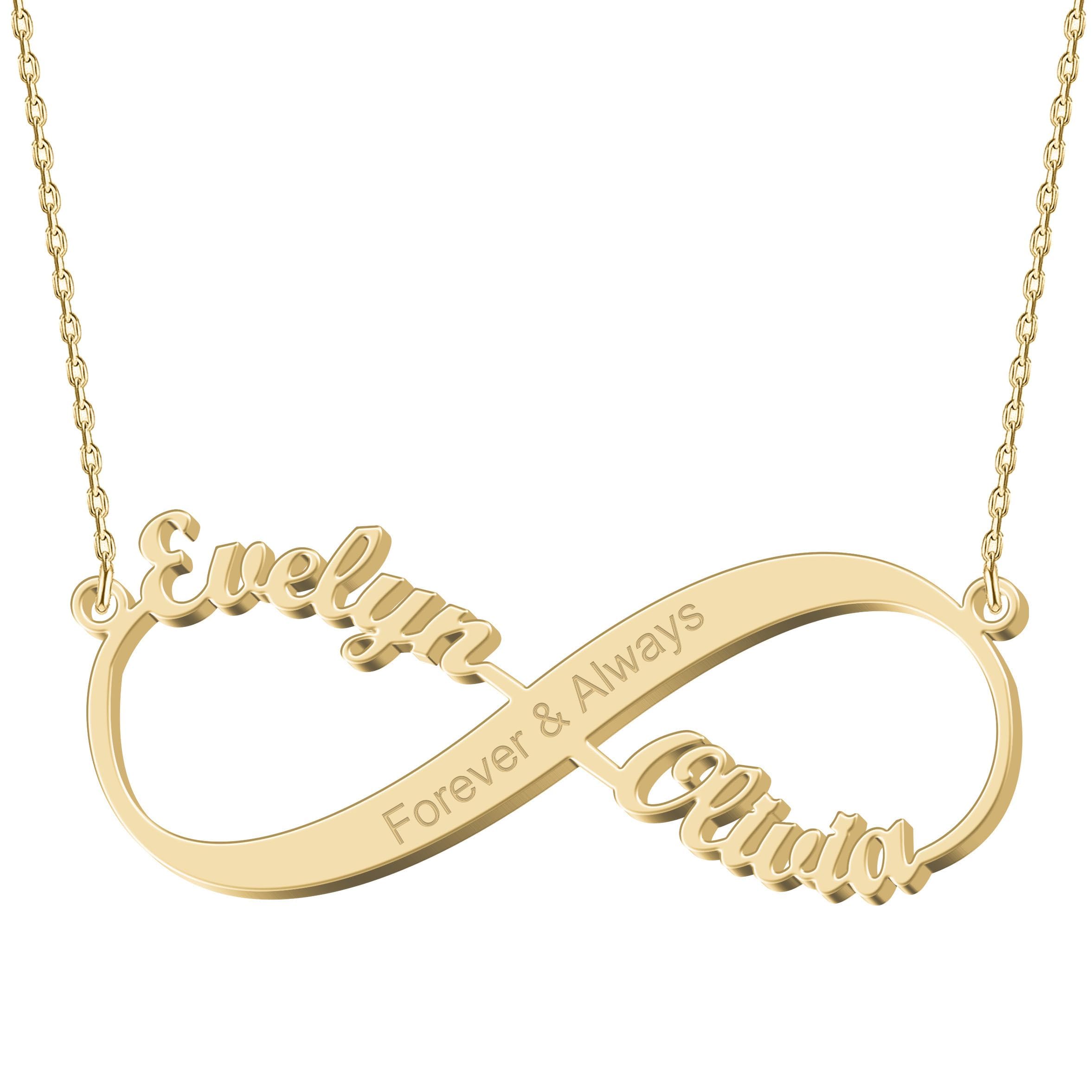 Sponsored Ad - Personalized Gold Infinity Name Necklace with Heart Beautiful Arrow Anchor Compass Mountain Constellation ​Forever Love Pendant Jewelry Best Birthday Gift Ideas for Women Girls Mother Daughter Friendship