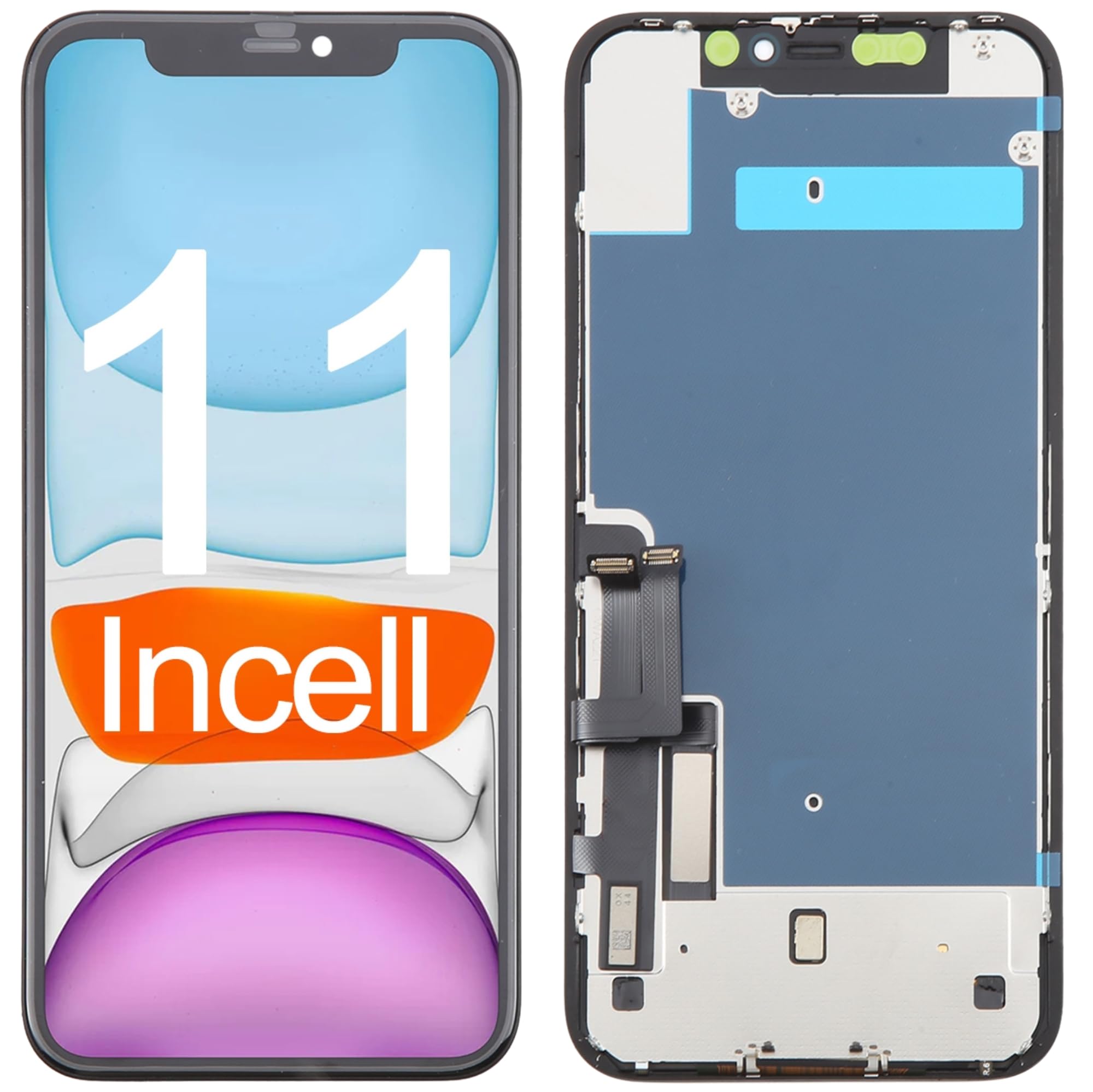 Screen for iPhone 11 Replacement LCD Screen 6.1 ’’ Touch Screen Digitizer for iPhone 11 Model A2111, A2221, A2223 Premium Quality