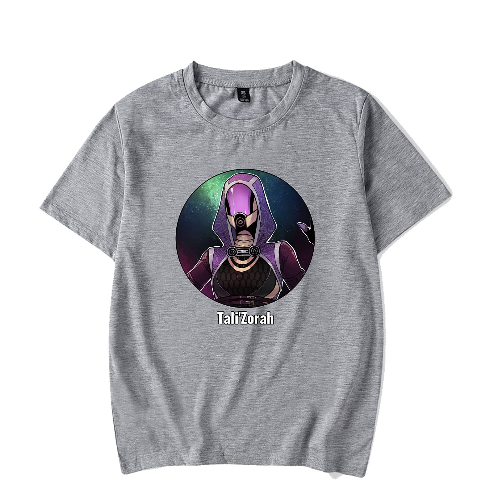 Swdan Mass Effect Merchandise T-Shirt Unisex, Mass Effect Tali'Zorah Men's Tshirt,Cosplay Costume for Men Women Funny Gaming T Shirt